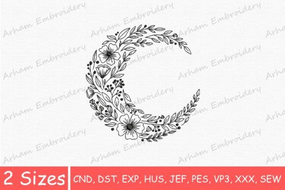Download Boho Floral Moon - Premium Resources